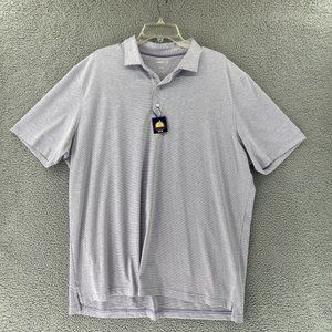 Johnnie O Polo Shirt Mens 2XL Purple Lightweight Stretch Golf Casual NWT‎